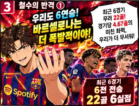 파리 생제르맹 vs 바르셀로나 프리뷰 툰 3/8